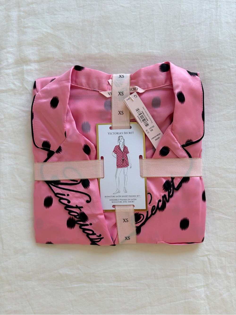 Victoria’s Secret Pink Satin Pajama Set